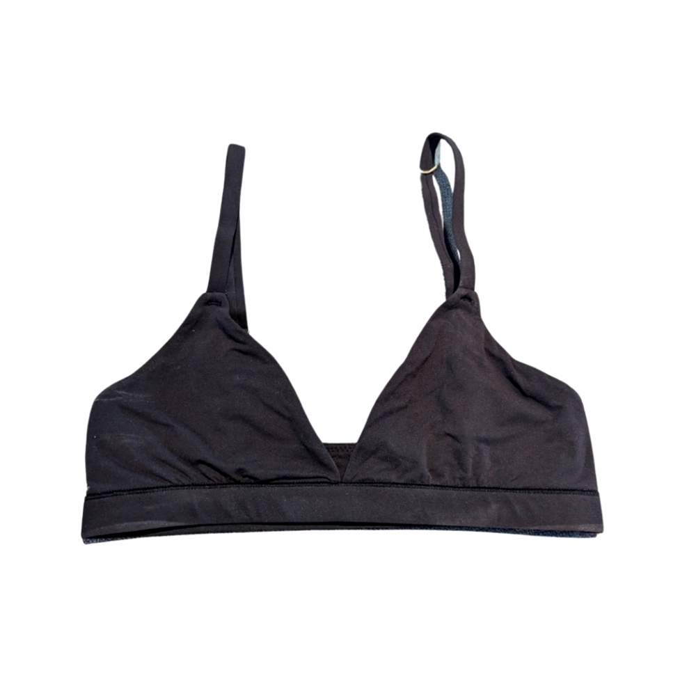 SKIMS | XS Onyx Cotton Jersey Triangle Bralette